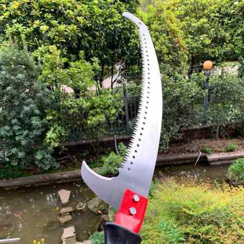 工厂直发高枝锯双钩锯园林树木修枝锯可加长手柄高枝修理手工锯子