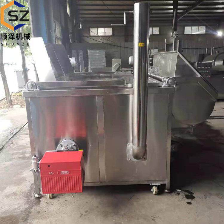 小龙虾油炸锅 自动温控电加热豆干油炸设备 小型牙签肉油炸锅