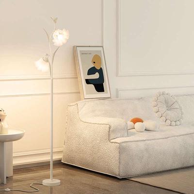 落地灯北欧田园风个性创意网红花朵客厅沙发角卧室床头温馨气氛灯