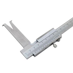Etopoo10 1M60M0.00MM扁2头游标内沟槽长爪卡尺 160内1
