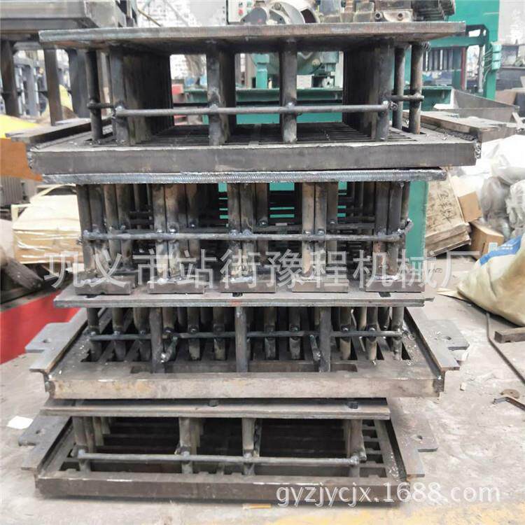 供应小型水泥砖磨具盲孔砖垫块砖机模具免烧实心空心模具价格