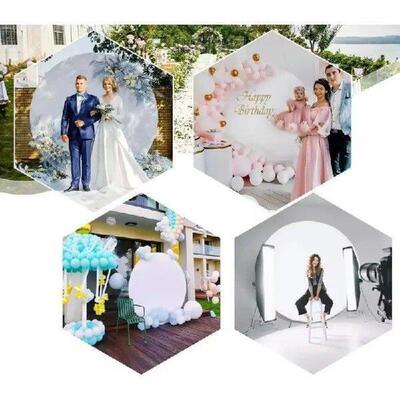 White Round Backdrop Cover for Photography Studio Baby