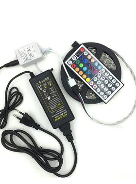 led灯带5050RGB套装滴胶防水每米60灯七彩变色低压12V软灯条