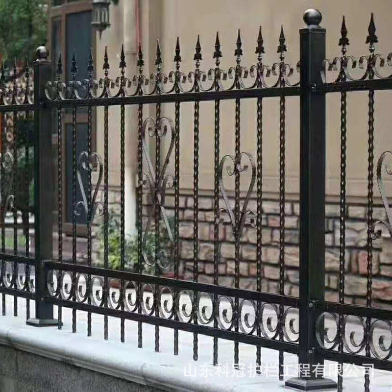 花纹颜色高度按需加工定制铁艺护栏别墅小区庭院围墙栅栏阳台护栏
