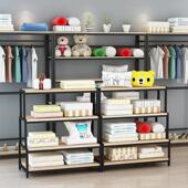 00123家中纺岛用架展示架长方双面展示柜床上形品套件货架服装 店