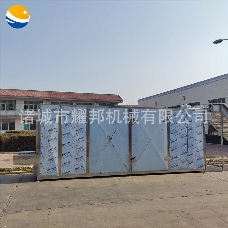 大 型全自动核桃烘干用机产不锈钢箱式烤红薯生线 工业1000果片烘