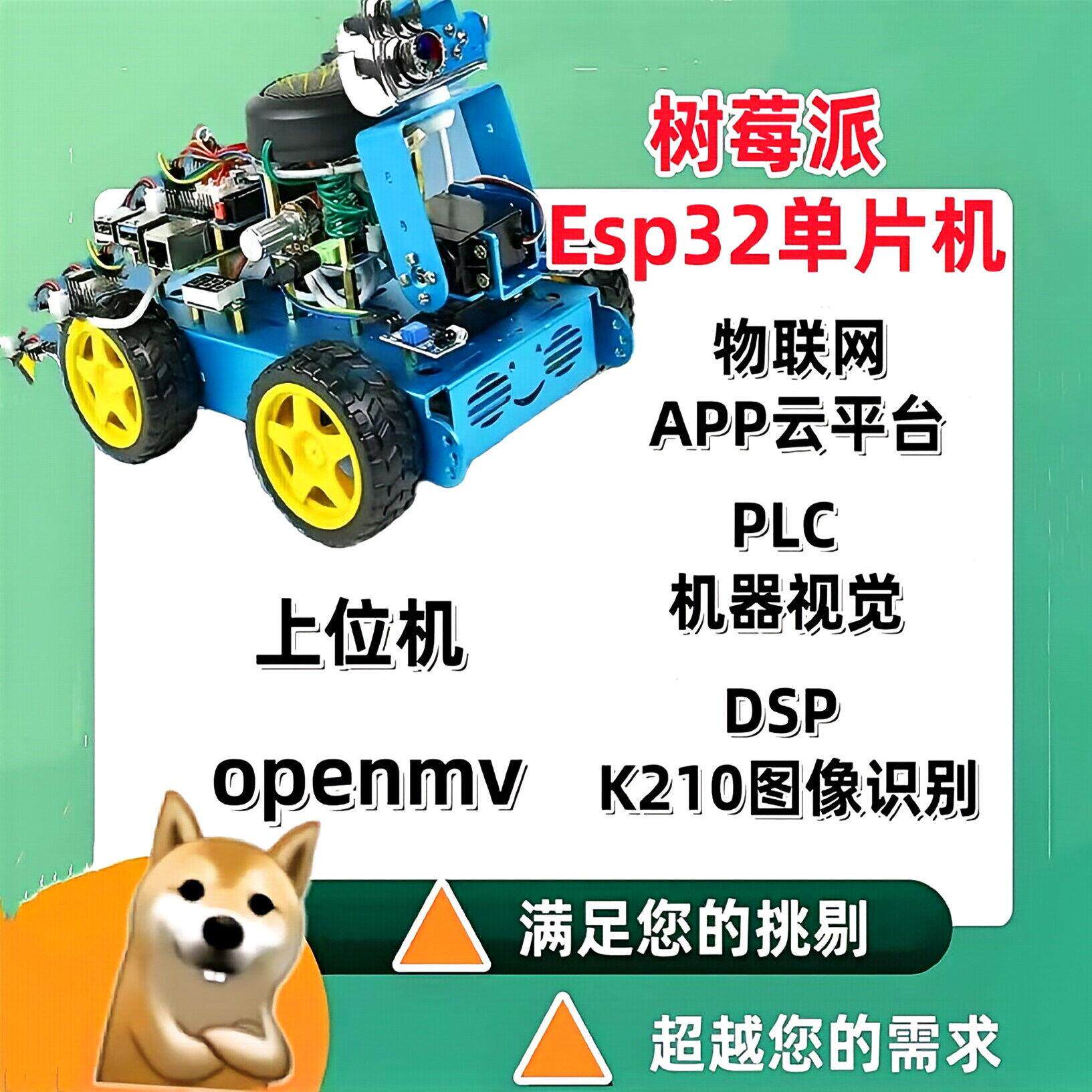 树莓派项目esp32开发PLC单片机设计APP智能家居QT物联网远程监控
