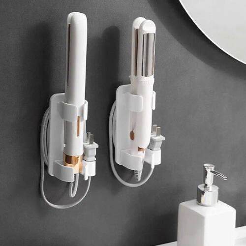 Curling Iron Storage Rack Perming Tools Holder Wall-mounted