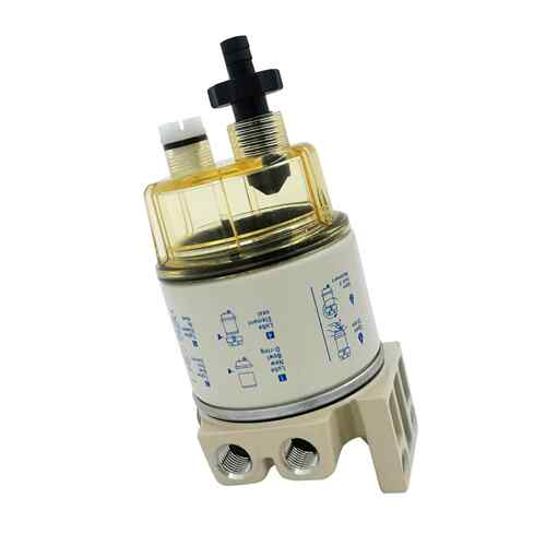 艾硕油分离器柴燃油清1器R12T油水分离器总水船成用游艇滤配件