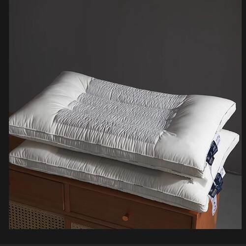 酒店荞麦枕头助睡眠荞麦双面护颈椎枕家用纯棉高低枕芯48x74cm