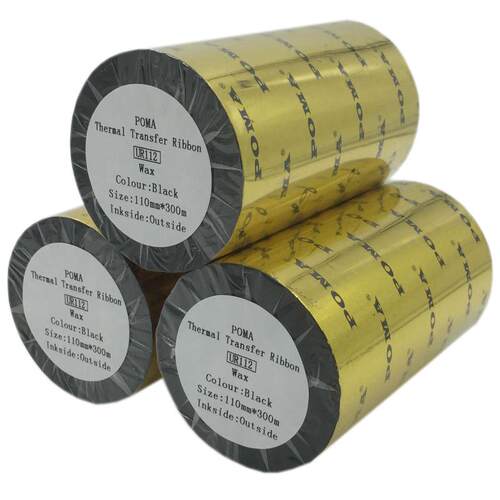 鹏码POMA 覆膜树脂碳带 覆膜合成纸 覆膜亚银PET标签碳带覆膜色带