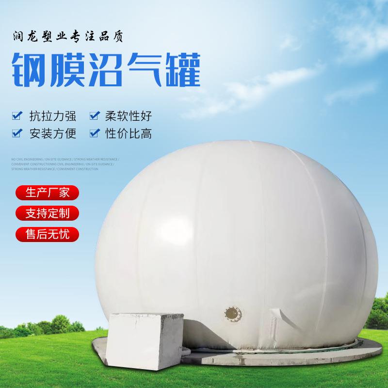 双膜气柜天然橡胶双膜圆形沼气储气罐球形双膜沼气柜沼气储气柜