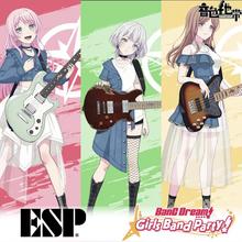 【邦标预定】日本ESP BangDream MyGO!!!!!邦邦联动电吉他电贝斯