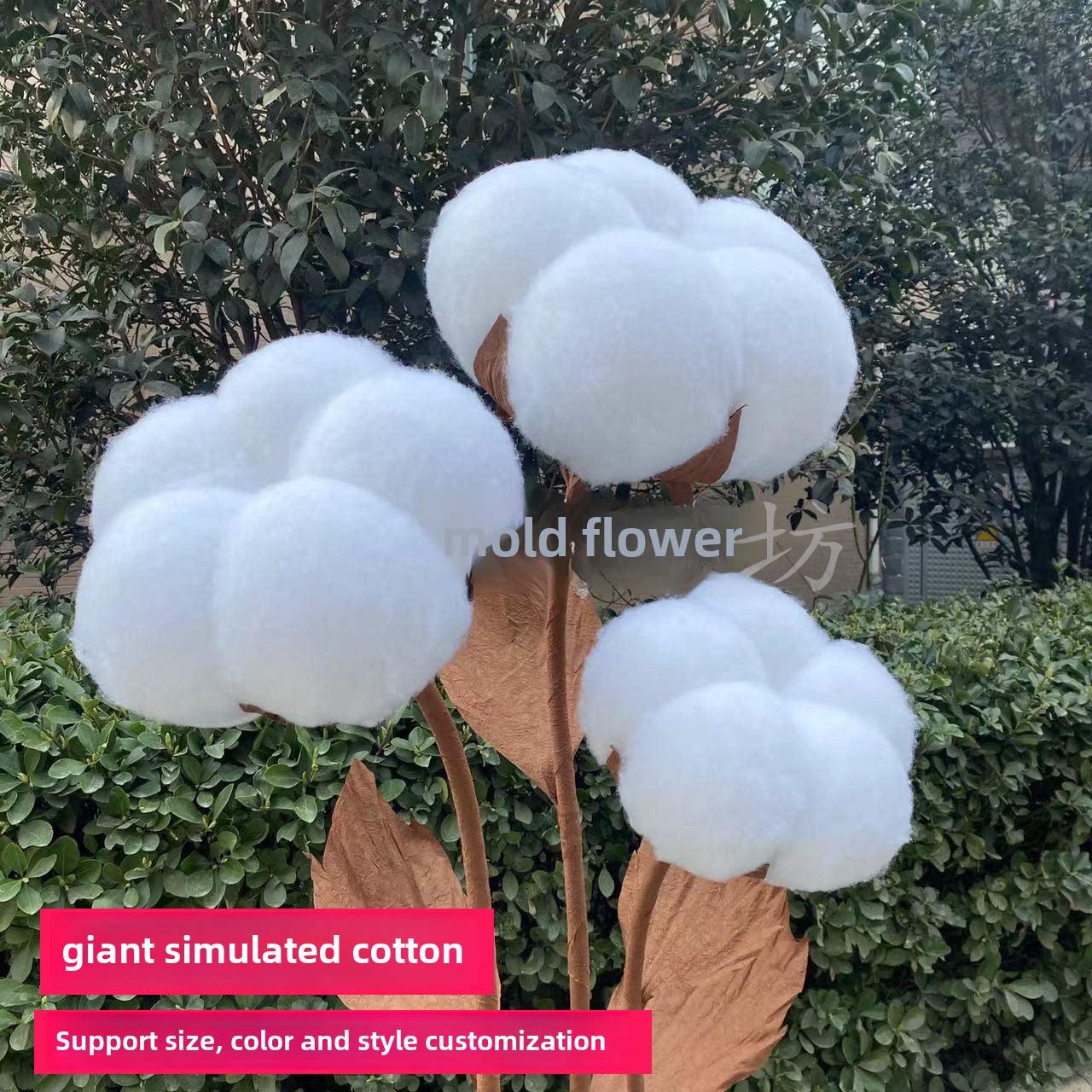 手工定制彷真棉花婚礼彷真花T台布置全套橱窗摄影馆布置装饰道具