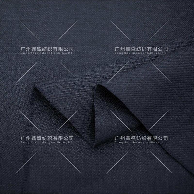 毛麻花呢 亚麻羊毛交织 精纺斜纹 男女新款时装美利奴面料W81929