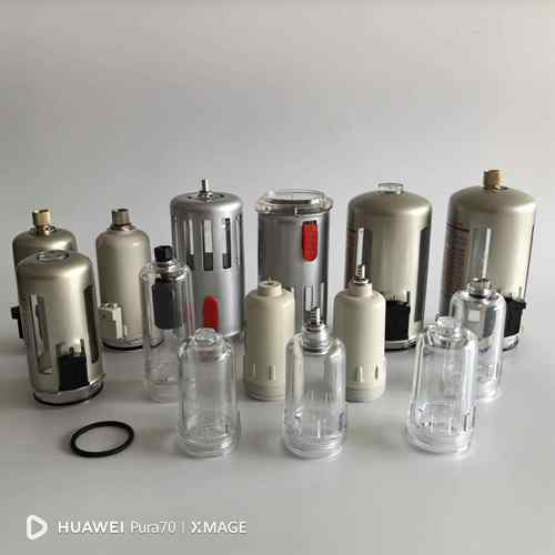 气源处理器 油水分离器过滤器AF2000水杯 B油杯AW气动配件金属杯