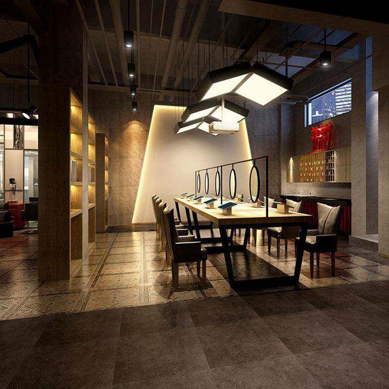 店铺装修商场展厅搭件建眼店珠装宝店效果图餐厅服装店S修I镜设计