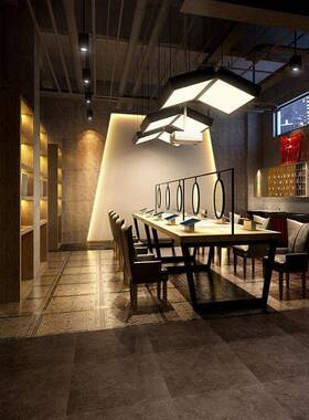 店铺设装修商展场厅搭建眼店珠宝店效果图餐厅服装店镜装件修SI计