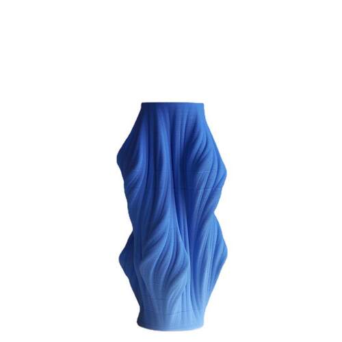 艺术高级感花瓶摆件家居插花大号花器3D打印陶瓷工艺花瓶摆件软装