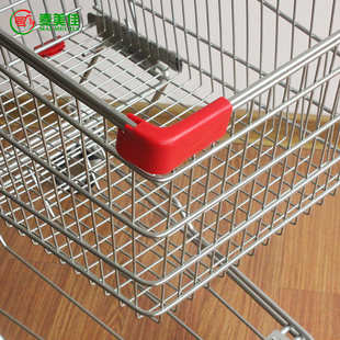 便利店大商场金属手推车 购物手推车 直销 亚式 批发80L超市手推车