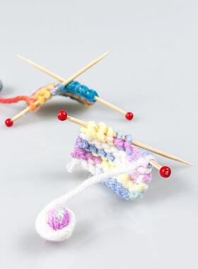 娃娃屋dollhouse小毛线微缩场景道具摆件diy配件仿真毛衣针织场景