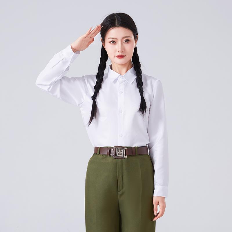 高档青子年舞蹈服装女子朗诵比赛衬表演服装衫裤西装装妇女服装表