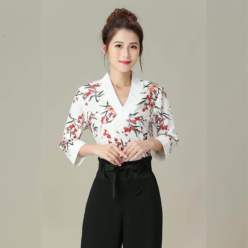 高档时春夏新款容工作服装女士足疗浴店会所尚修师身美容院技师套