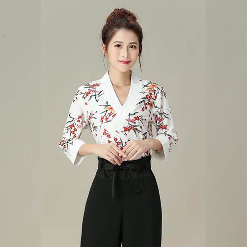 高档时春夏新款容工作服装女士足疗浴店会所尚修师身美容院技师套