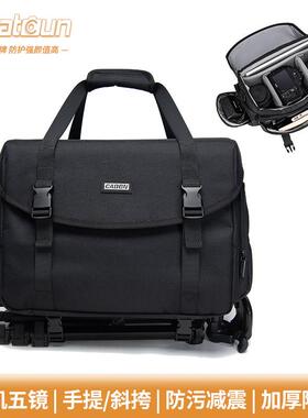 香港卡登数码相机包单肩微单专业斜跨摄影包配件单反防泼水适用佳能r50/g7x2尼康索尼zve10富士xs20/xt30手提