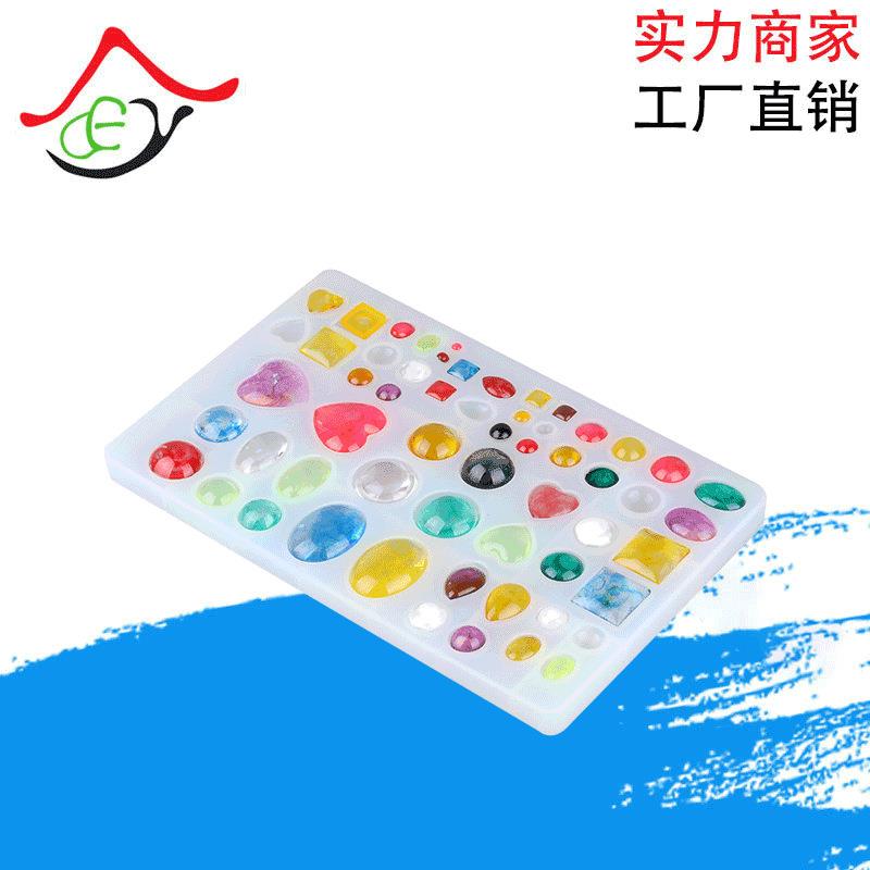 制作水晶贴片模具时光宝石贴片吊坠滴胶模具款式尺寸齐