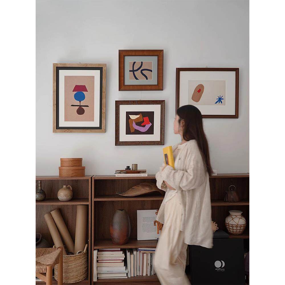 【艺术几何】中古轻奢覆古客厅装饰画走廊抽象生活玄关小众壁挂画