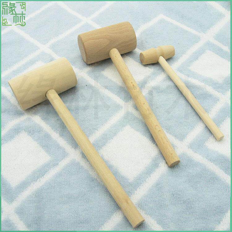 实木小木锤 螃蟹锤 玩具木槌 竹筒酒木锤 手工锤 敲蛋糕金蛋木锤