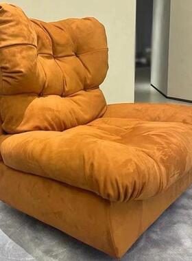 云朵单人沙发台意式简约56907可人旋转休艺闲椅客厅阳懒布沙发