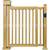 小区广告门杉开门别墅自动刷卡系统门禁小门群铝合金人行电动通道