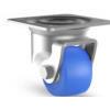 NU脚轮 D50 2寸蓝色浇注尼龙底板90 90怡合达型号CEL07