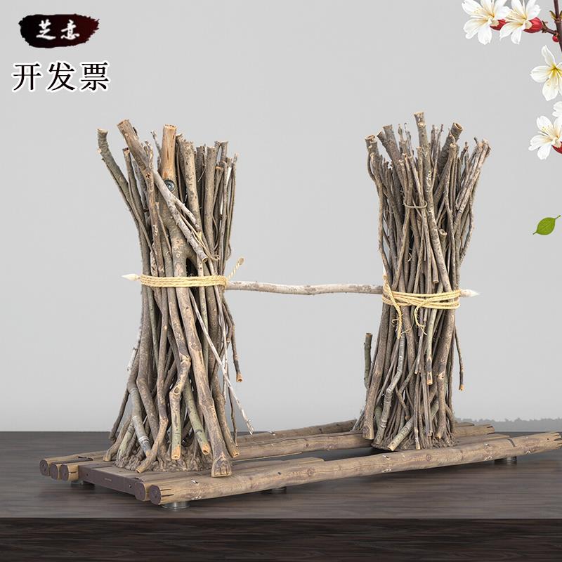 干柴捆幼儿园森系创意装饰ZAKKA田园风落地摆件摄影道具柴火小捆