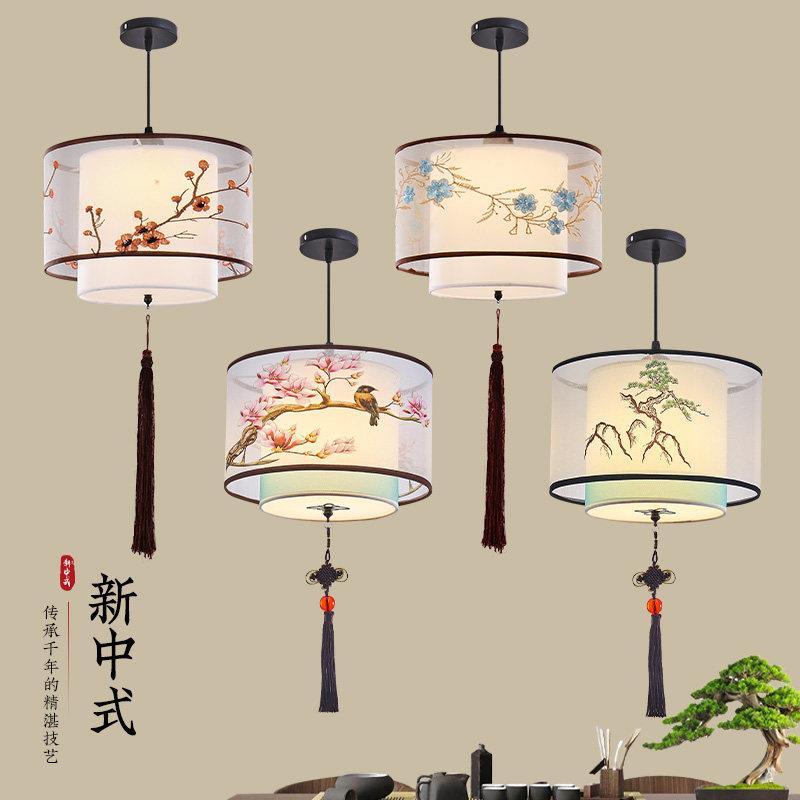 特价新中式吊灯房间灯禅意中国风卧室灯茶室灯过道阳台温馨灯具