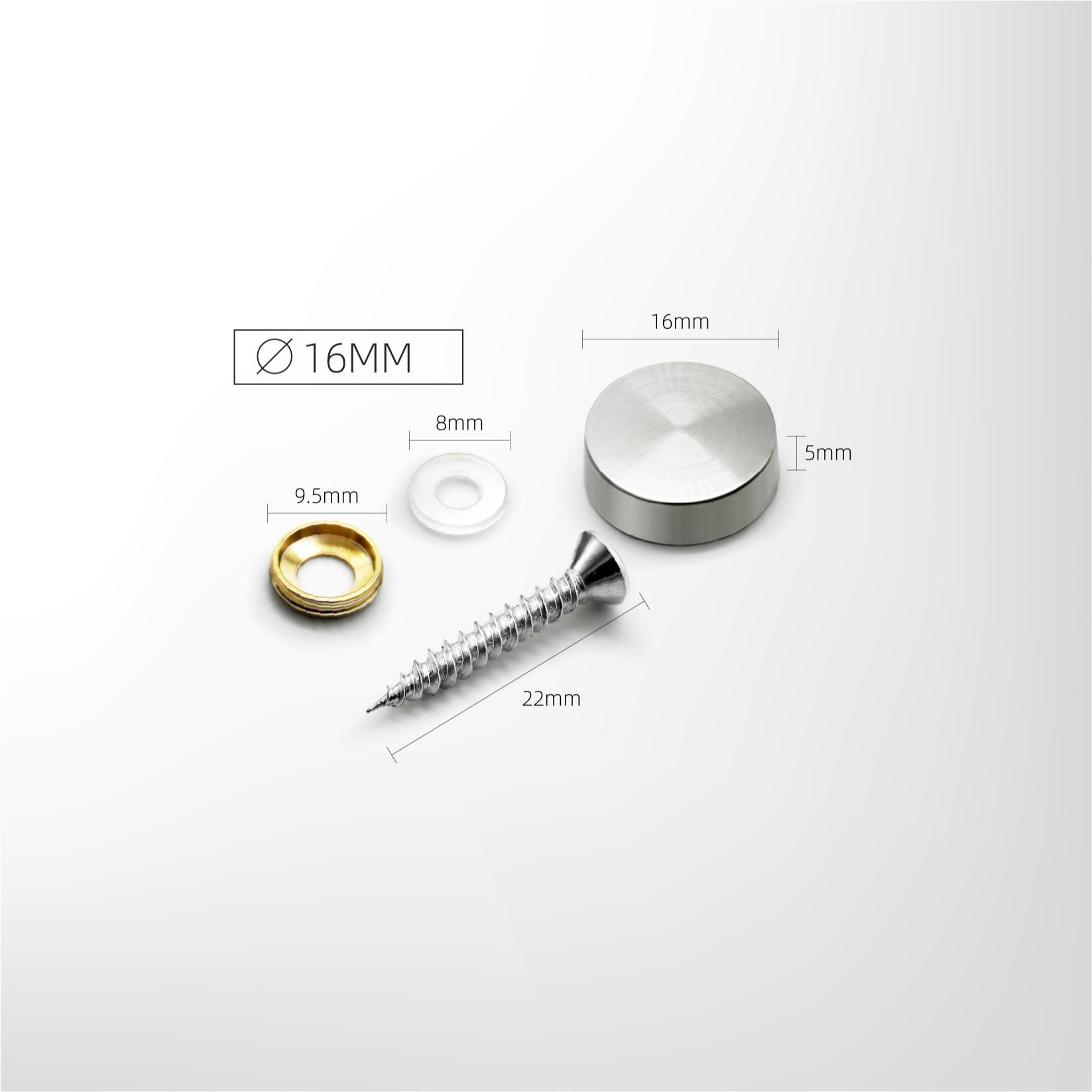 不锈钢平面镜车边固定家具连接件