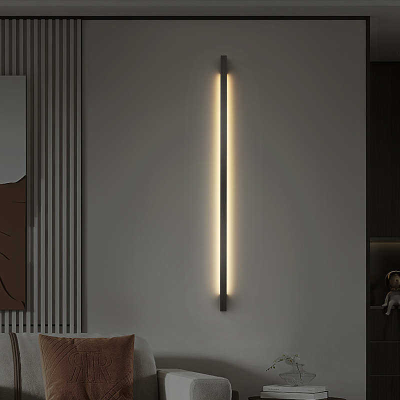 客厅灯具电视网奢轻现代墙壁灯简约创意墙led灯铜背景长条沙发红,家装灯饰光源,其它灯具灯饰,淘宝优惠券,粉丝福利购,淘宝优惠卷