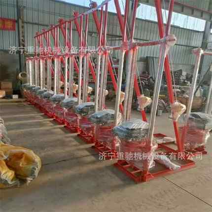 50勘米取样面探钻机小型岩石取芯钻机QB-30型路混机凝土柴油钻孔