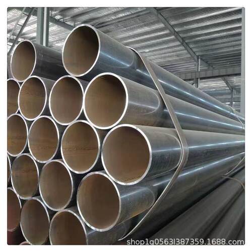安徽焊管Q235B空心管钢管工程用架子管厚壁高频直缝焊管48*3