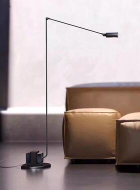 意大利Lumina达芙妮电机摇臂落地灯覆古客厅中世纪工业风格沙发灯