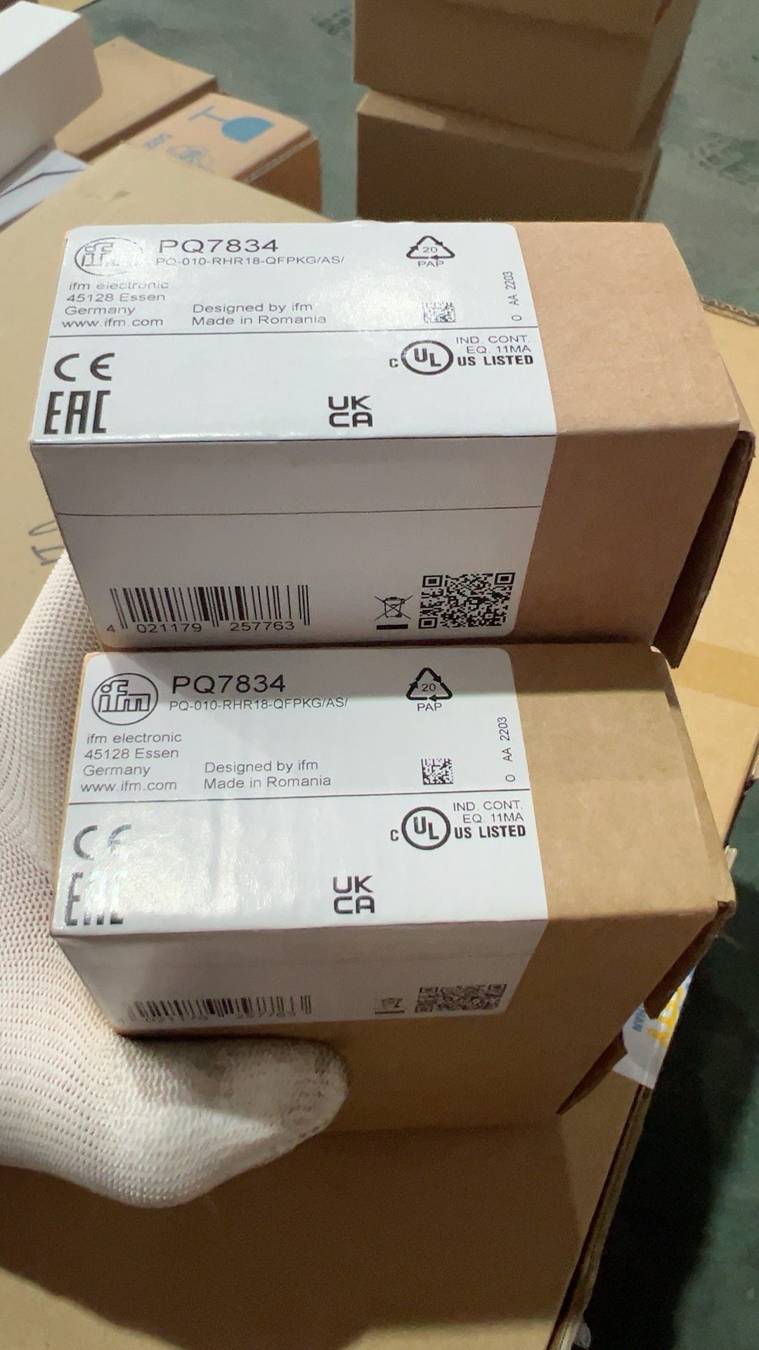 全新易福门气压传感器PQ7834议价