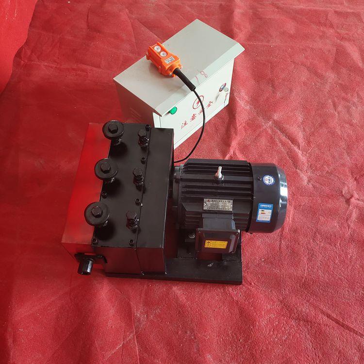 高架桥预制箱梁钢绞线穿束机小型钢绞线穿绳机电动穿线机