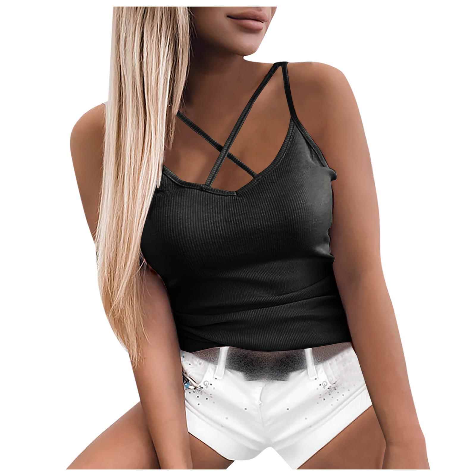 bra align sling with strappy belt tight sports tank thin