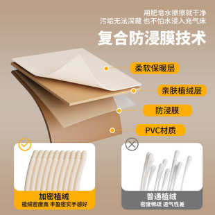 充气床垫帐篷用家用可收纳折叠打地铺自动气垫床露营带充气泵