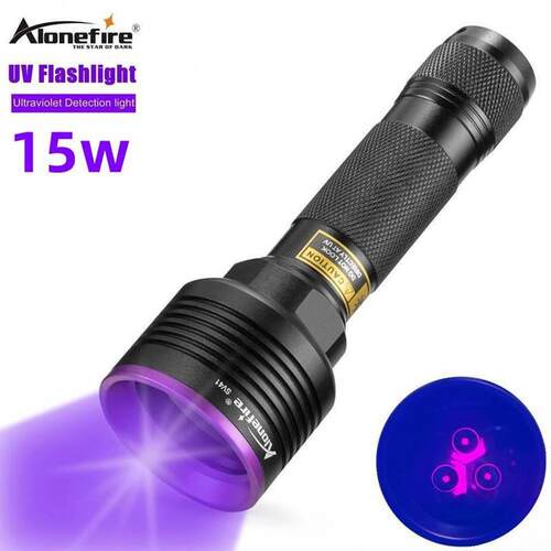 SV41紫外线紫光灯鉴定验钞365/395nm无影胶绿油固化钓具UV灯