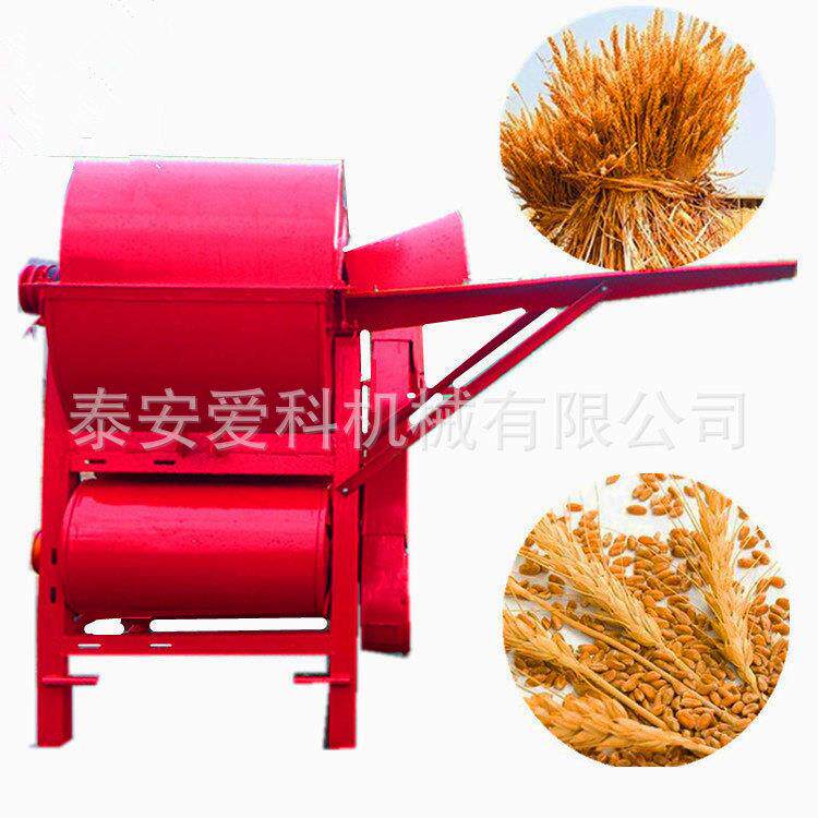 河北农子用45型麦打粒机谷绿豆稻麦脱机自VRY动装袋电粒机柴稻油