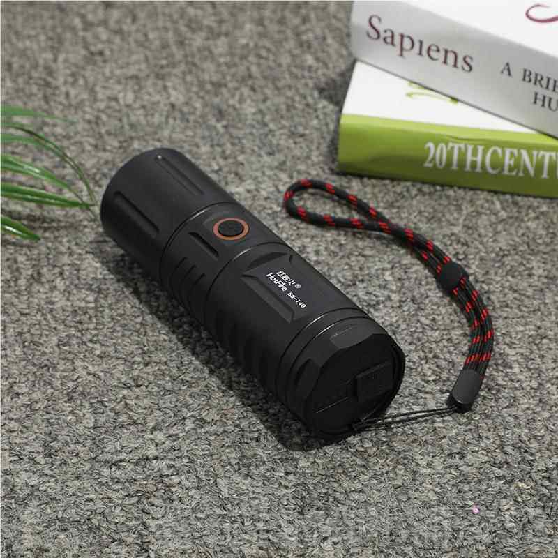 高档SS4T0大功率专业户灯外强光手电筒超亮应急手提灯探照家功用