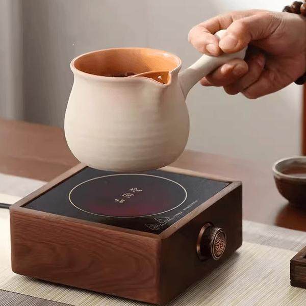 侧把煮茶壶小青柑围炉煮茶壶罐罐茶煮茶器套装粗陶煮茶烤奶茶煮茶,餐饮具,煮茶炉,淘宝优惠券,粉丝福利购,淘宝优惠卷